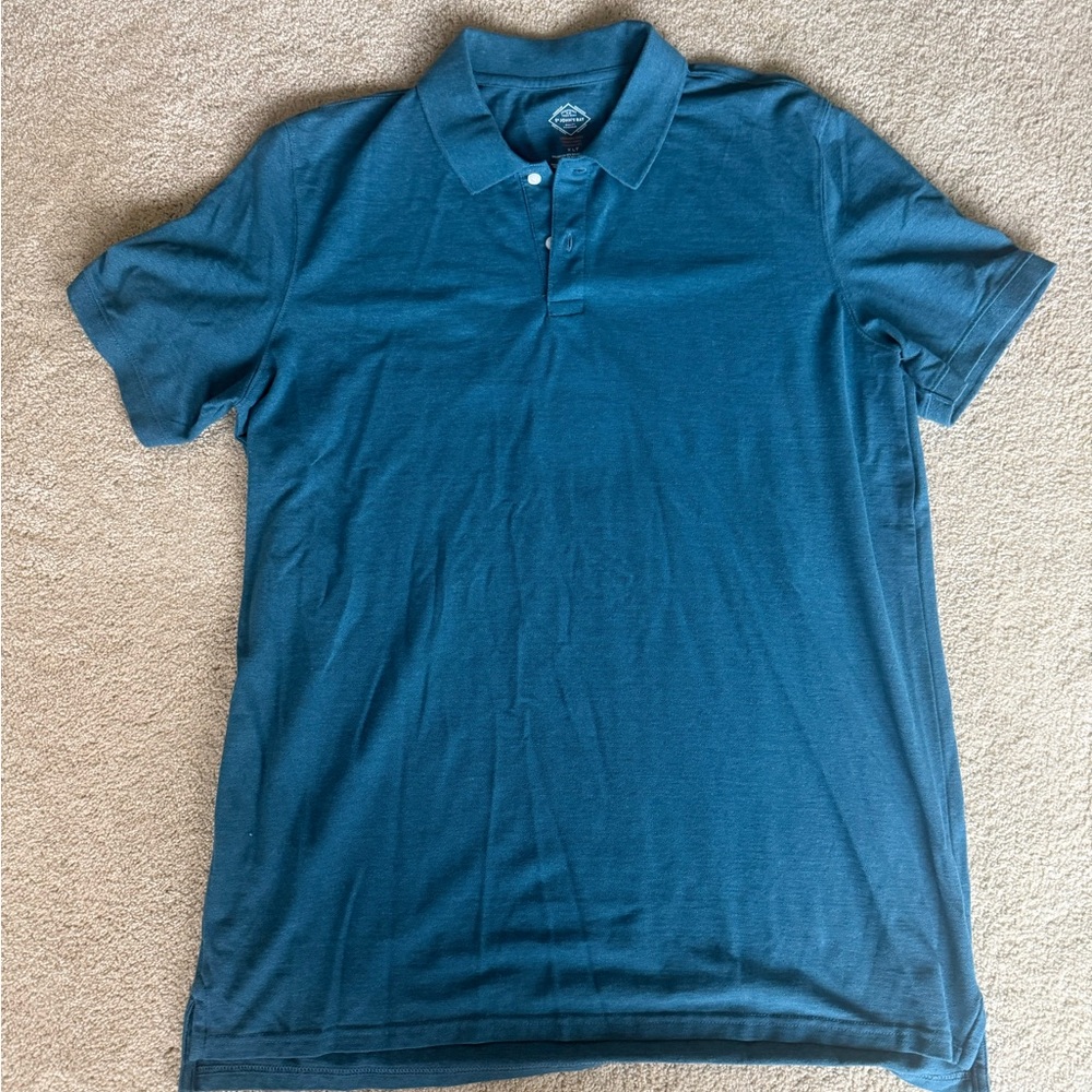 St. John's Bay Teal Polo Shirt